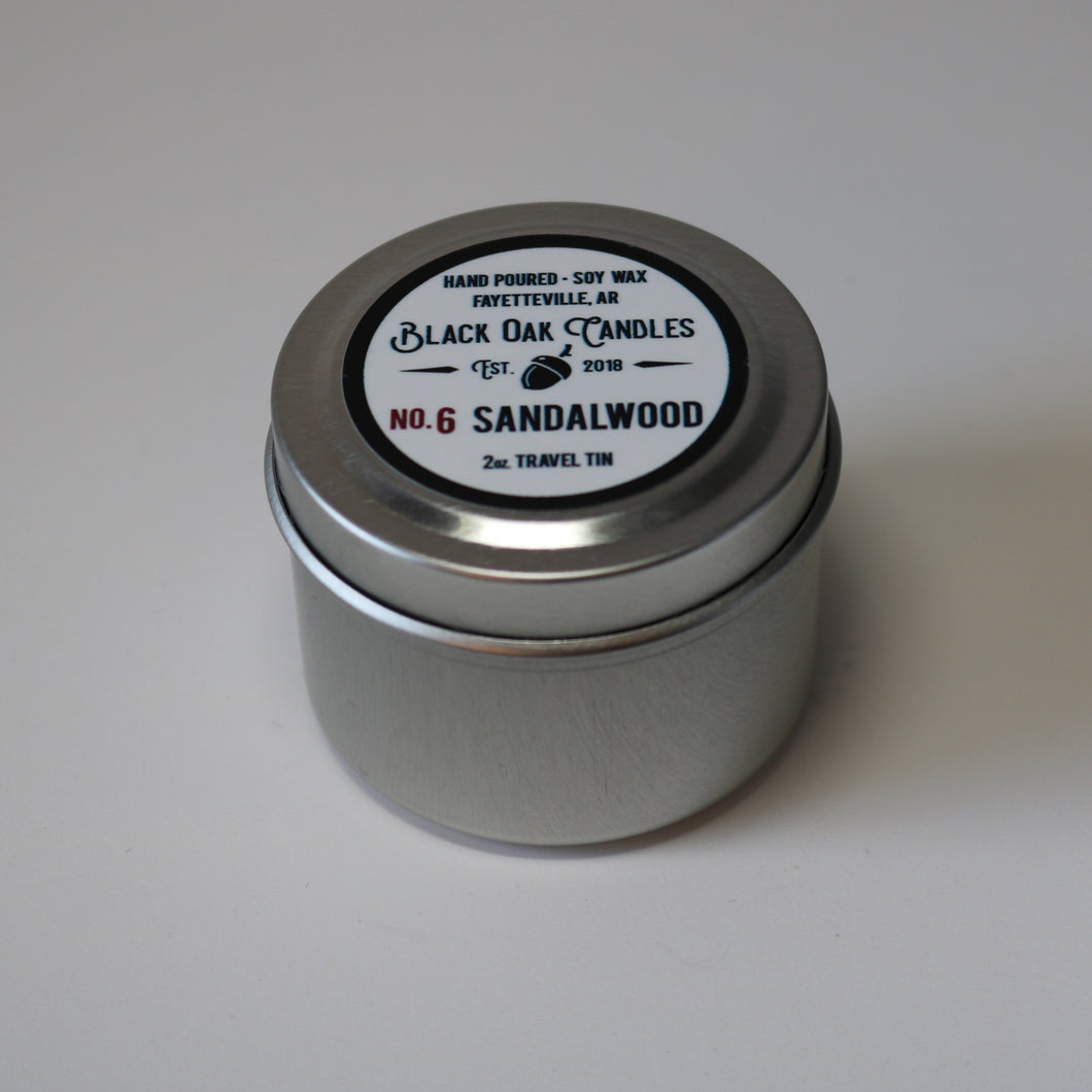 #6 Sandalwood Candle Tin
